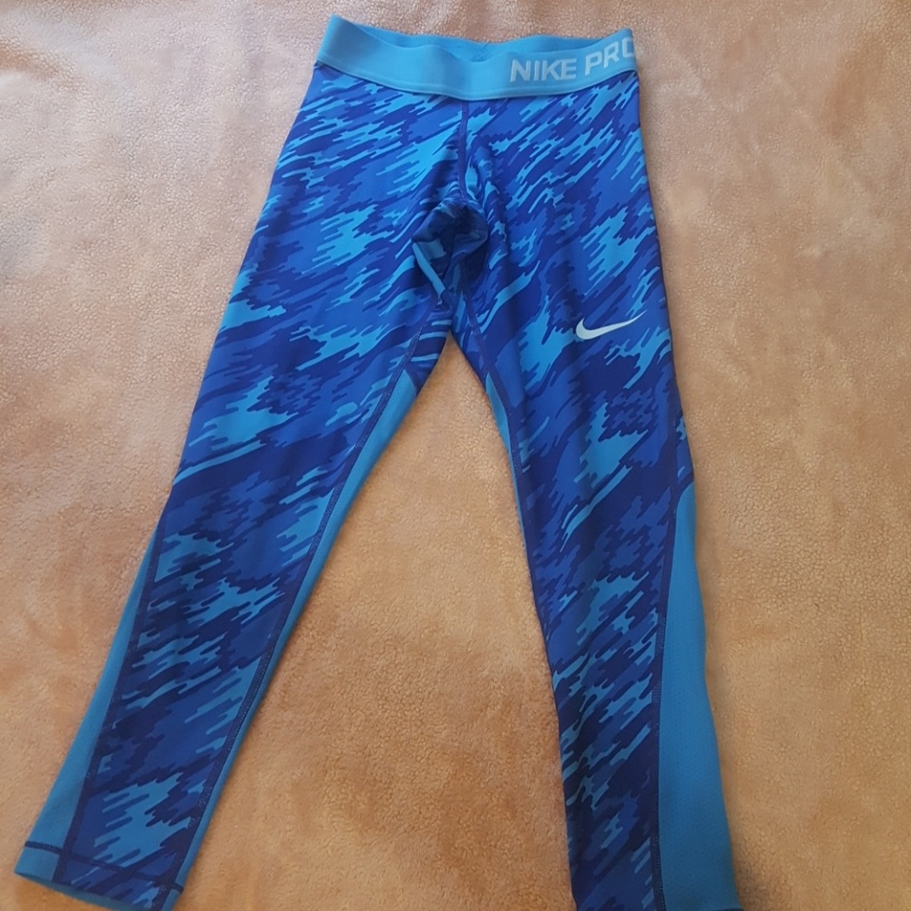 Nike pro girls workout pants - Picture 1 of 5